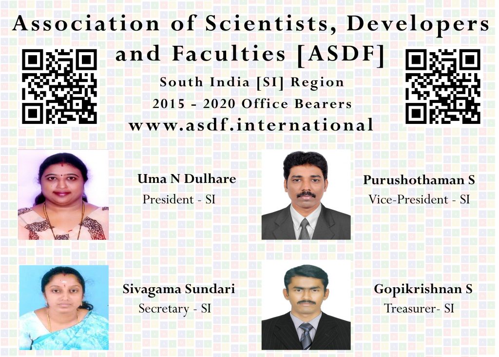 South India ASDF Office Beareras 2015-20