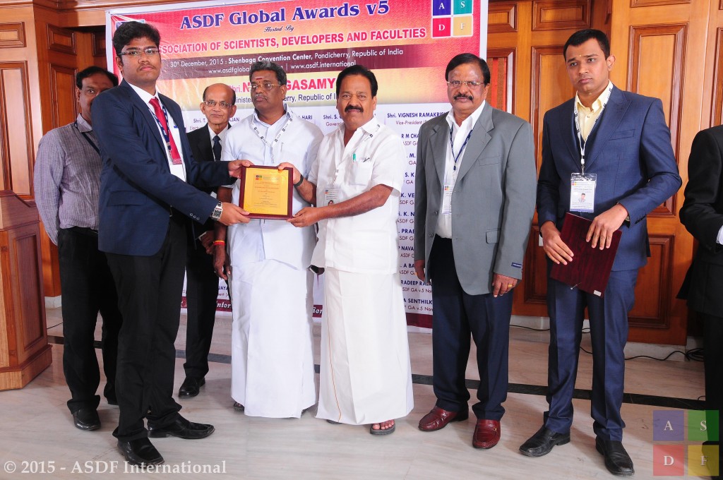 Sankarlingam @ awards 2015