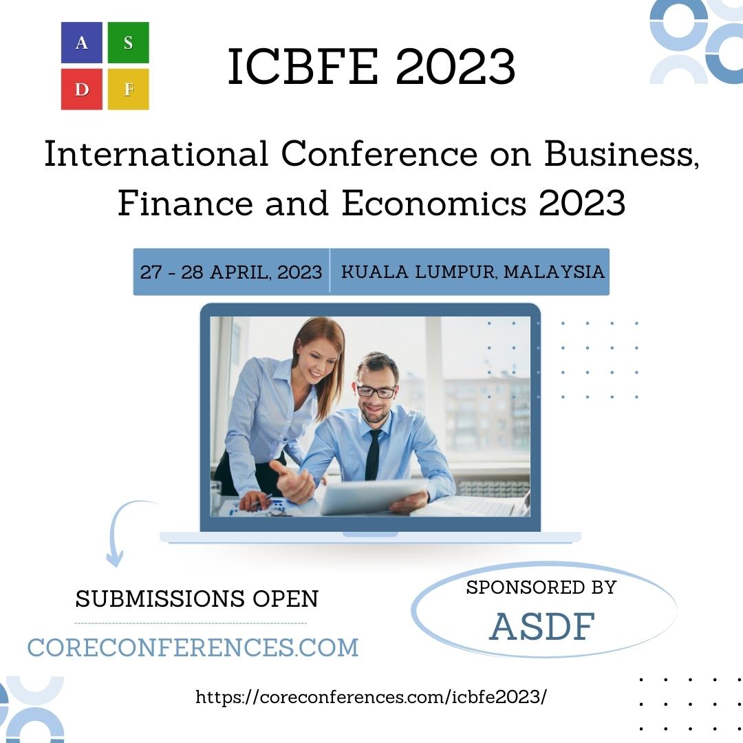 ICBFE 2023 - Core Conf Part A