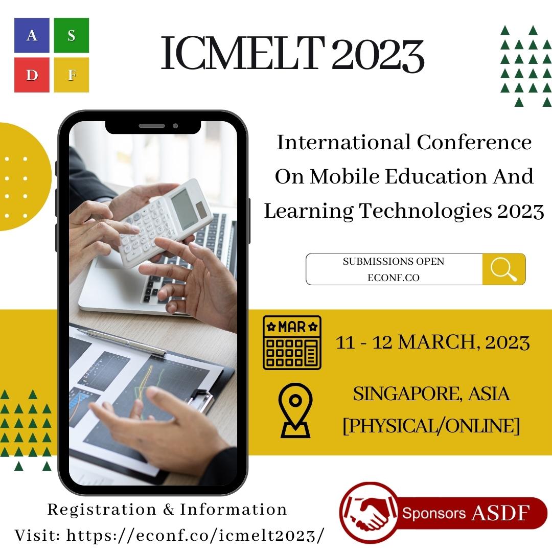 ICMELT 2023 - E Conference Part A