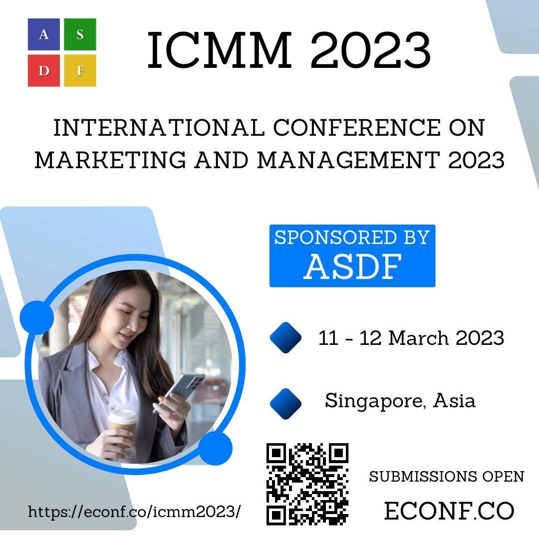 ICMM 2023 - E Conference Part A