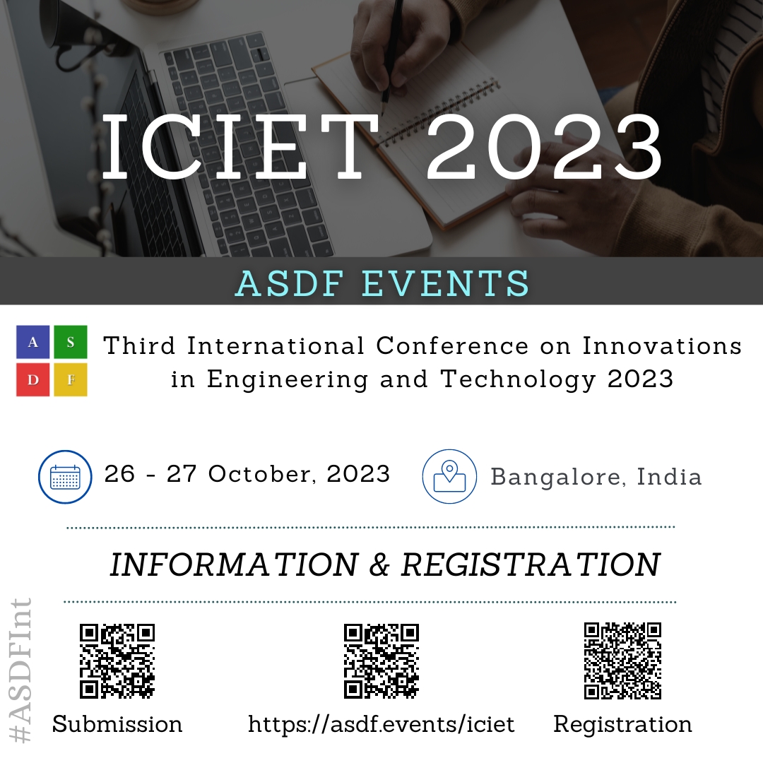 ASDF EVENTS - ICIET 2023