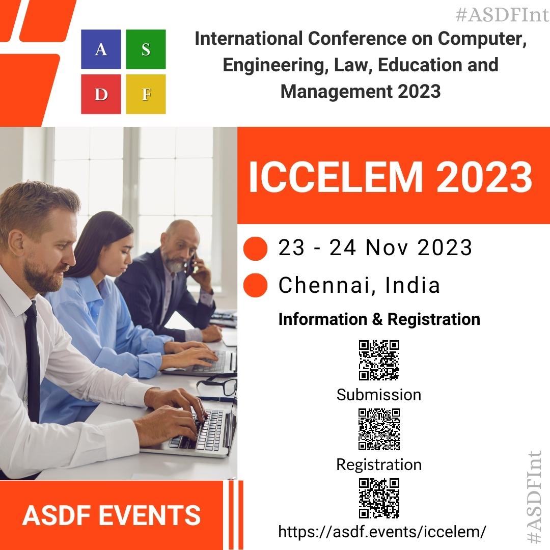 ASDF EVENTS - ICCELEM 2023